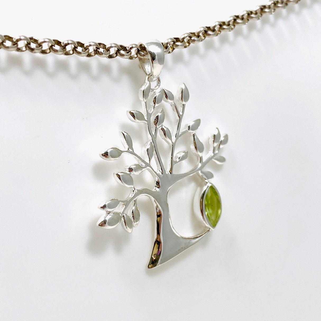 Tree of Life Faceted Marquise Pendant G2179 - Nature's Magick
