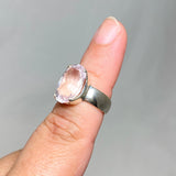 Triphane Spodumene Faceted Oval Ring Size 7.5 PRGJ456 - Nature's Magick
