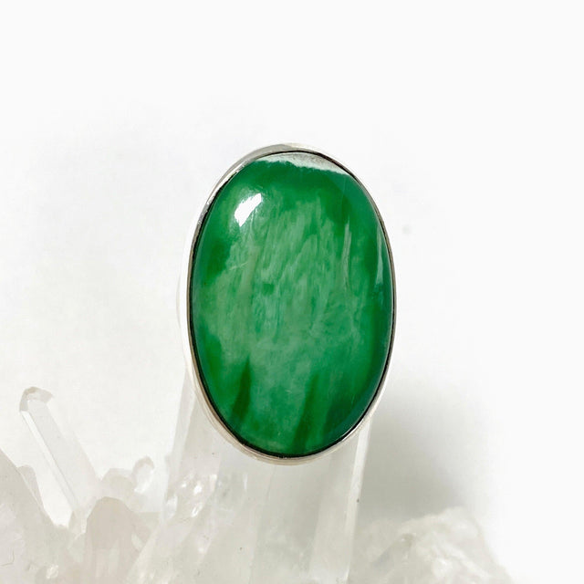Variscite Oval Ring Size 8 PRGJ467 - Nature's Magick