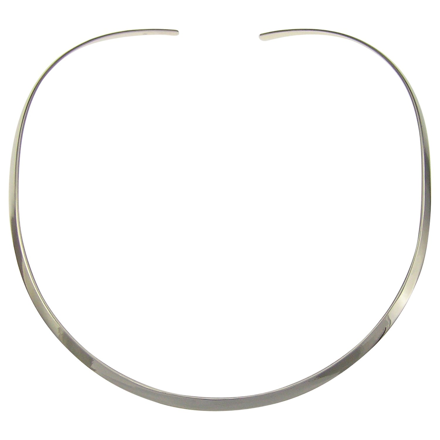 .935 sterling silver 4mm collar with or without clasp - Nature's Magick