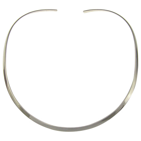 .935 sterling silver 4mm collar with or without clasp - Nature's Magick
