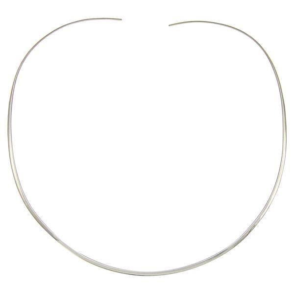.935 sterling silver 2mm collar with or without clasp - Nature's Magick