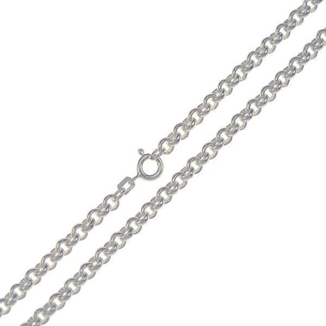 .935 Sterling Silver Belcher Chain 4mm - Nature's Magick