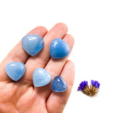 Aquamarine small heart AQ-HT - Nature's Magick