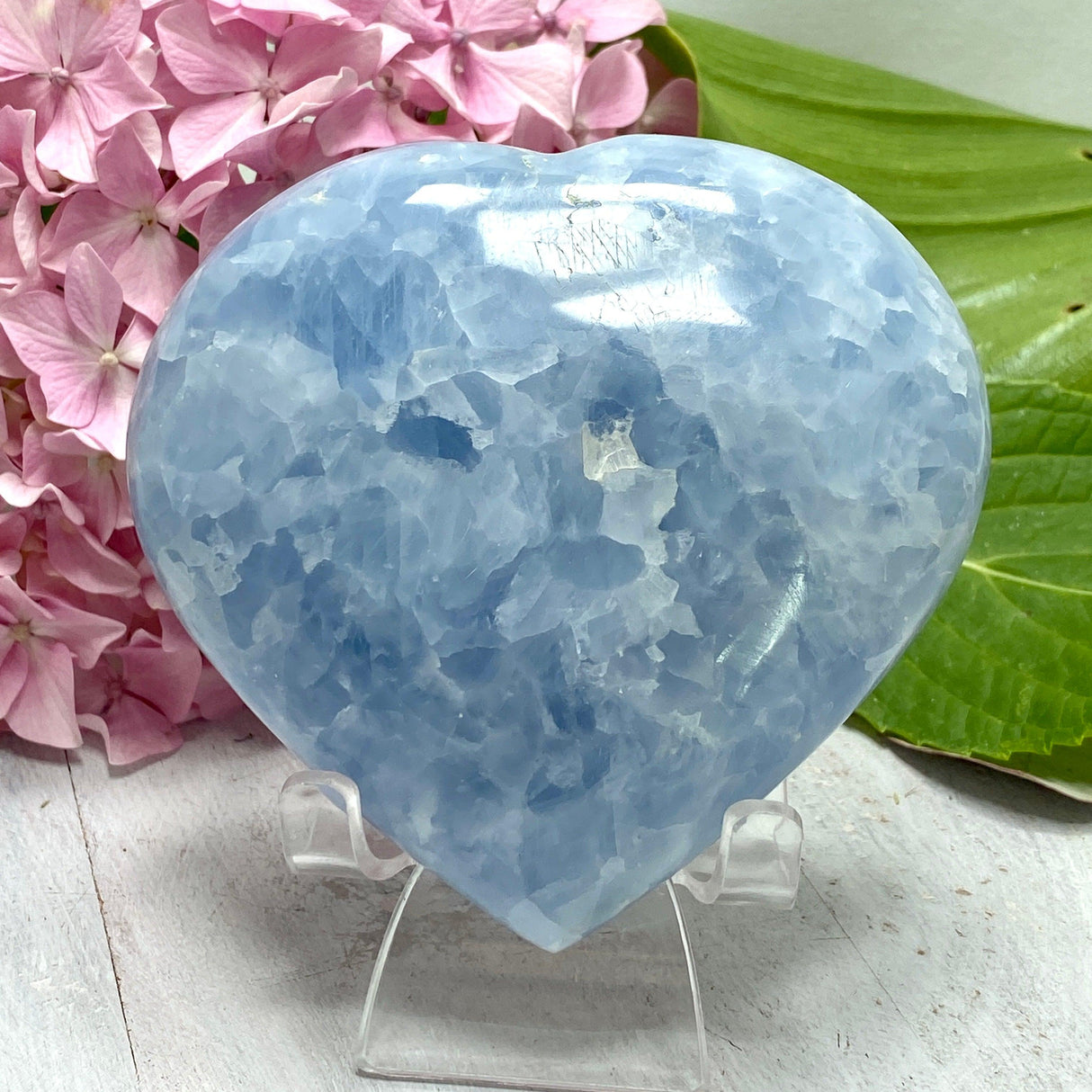 Blue Calcite Heart BCH-01 - Nature's Magick