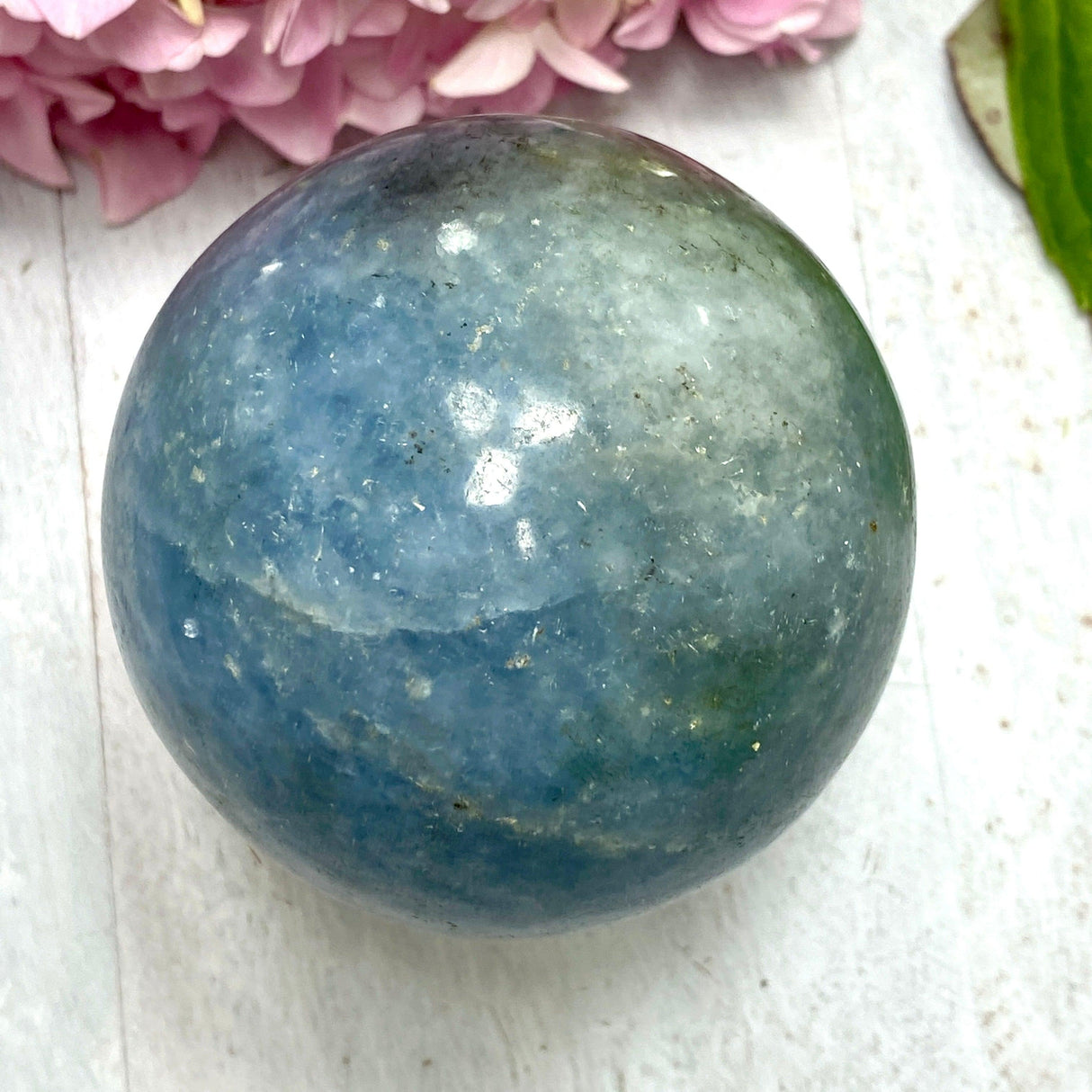 Blue Calcite Sphere BCS-06 - Nature's Magick