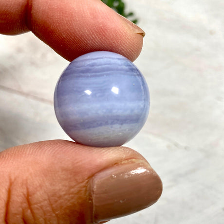 Blue Lace Agate Mini Spheres BLCE - Nature's Magick