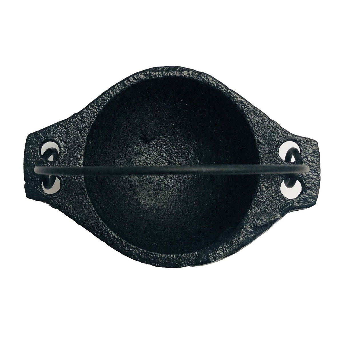 Cast Iron Cauldron (no lid) small - pentagram design - Nature's Magick
