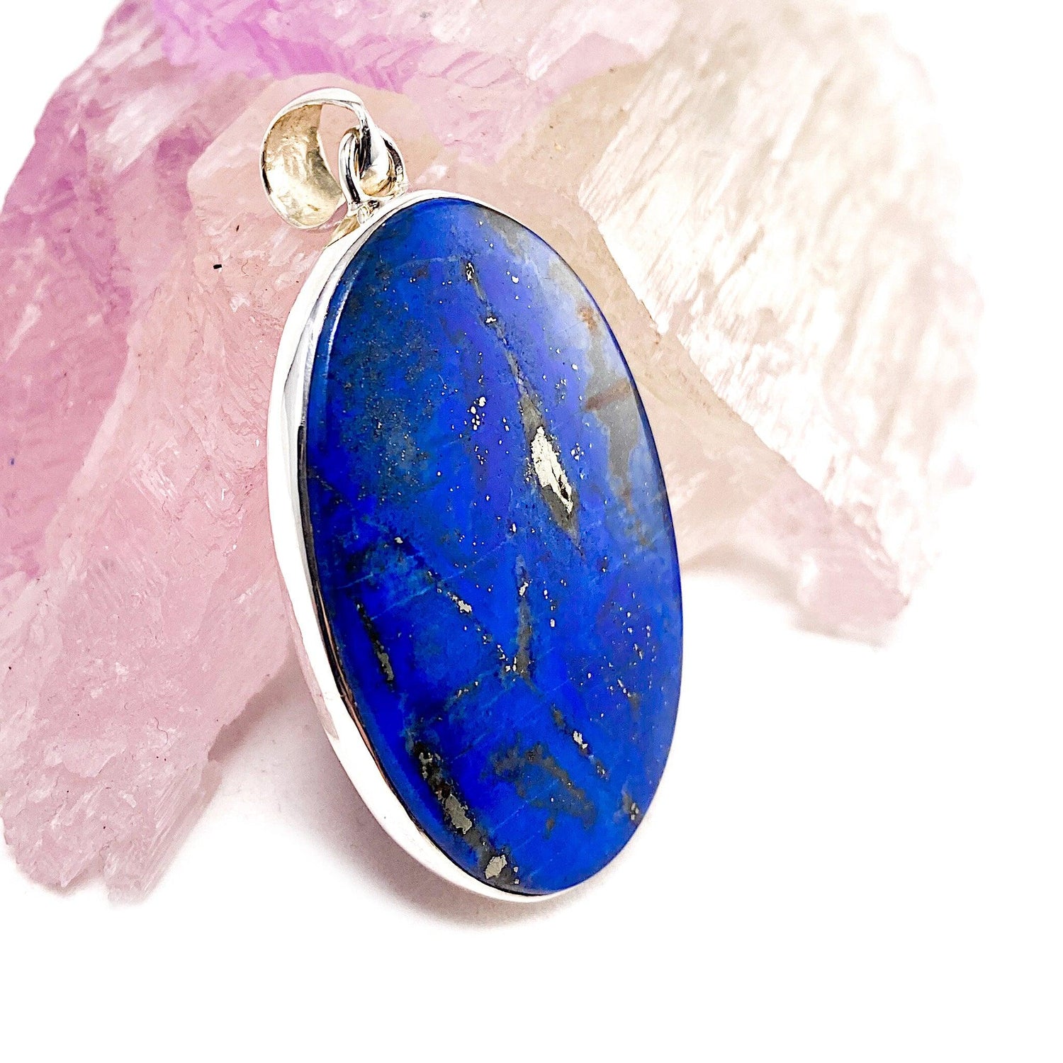 Chiliean Lapis Lazuli Oval Pendant KPGJ2078 - Nature's Magick