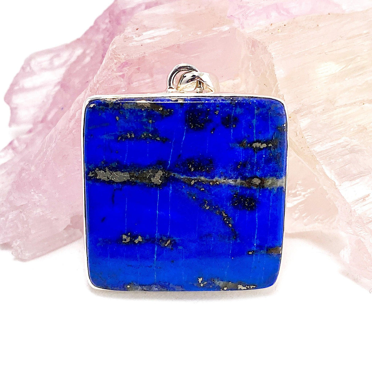 Chiliean Lapis Lazuli Square Pendant KPGJ2082 - Nature's Magick