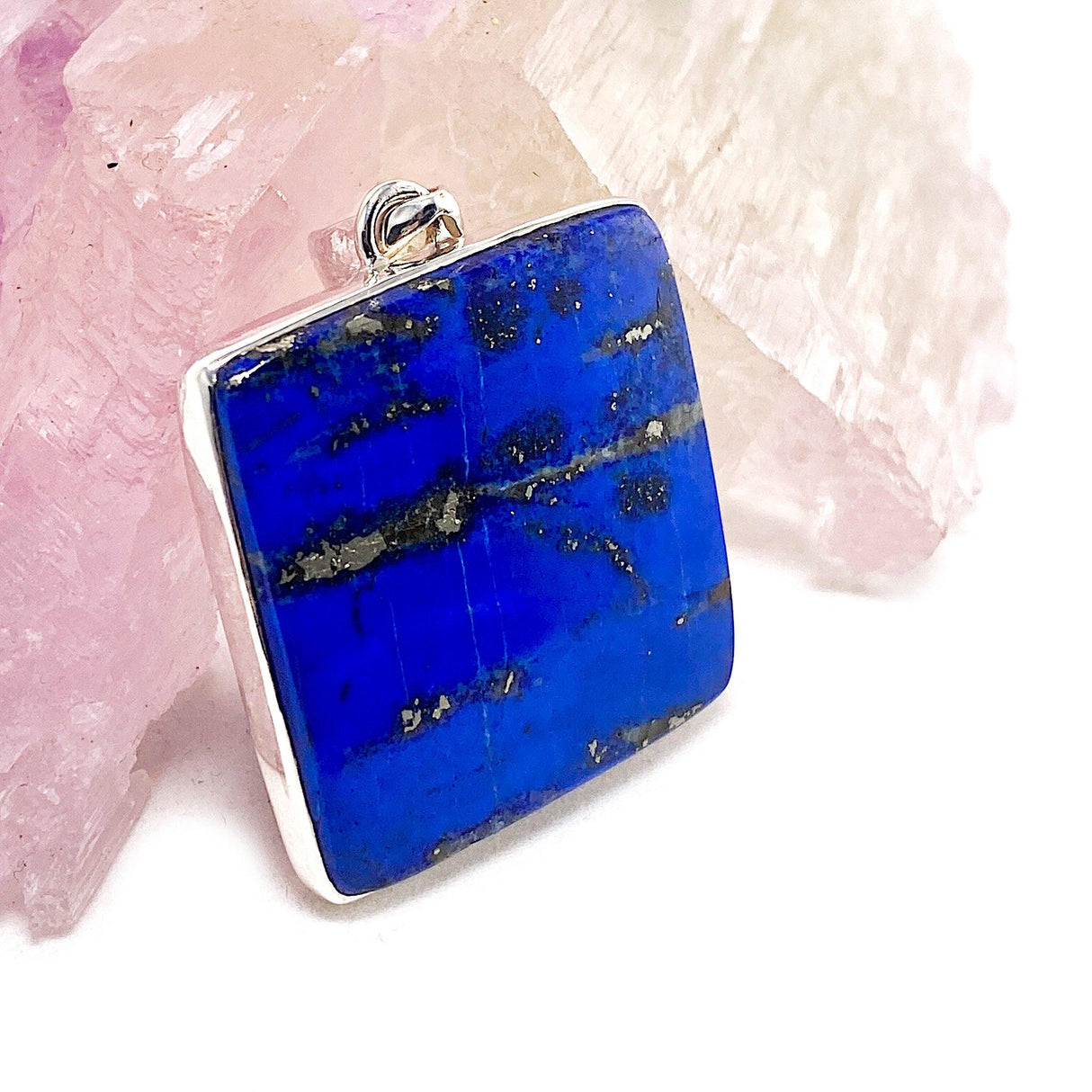 Chiliean Lapis Lazuli Square Pendant KPGJ2082 - Nature's Magick
