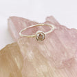 Cubic Zirconia Round Faceted Fine Band Ring R3754-CZ - Nature's Magick