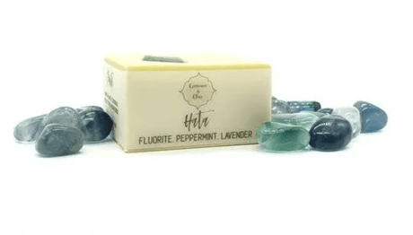 Handmade Crystal Soap Bar "Hata" Fluorite - Nature's Magick
