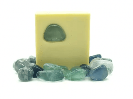 Handmade Crystal Soap Bar "Hata" Fluorite - Nature's Magick