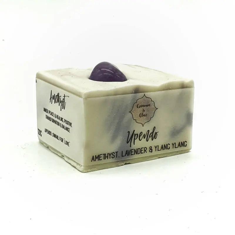 Handmade Crystal Soap Bar "Upendo" Amethyst - Nature's Magick