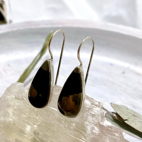 Healers Gold fixed hook teardrop earrings KEGJ943 - Nature's Magick