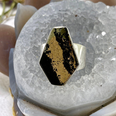 Healers Gold freeform ring s.11 KRGJ2587 - Nature's Magick