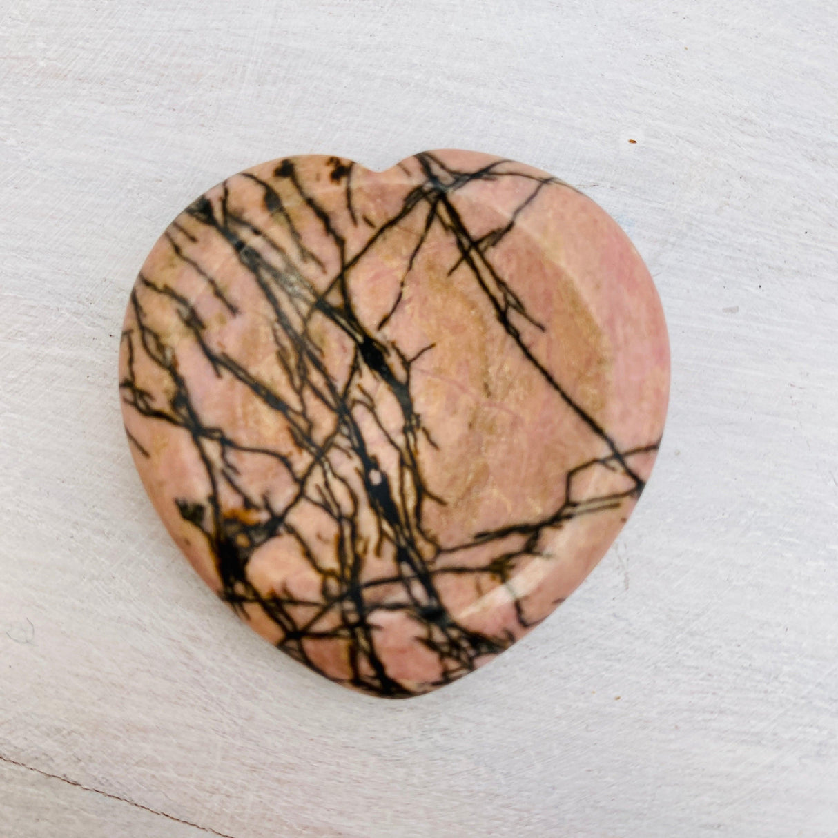 Heart-shaped Worry Stones - Flat Pocket Stones - Nature's Magick