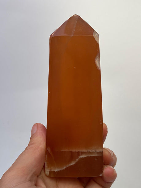 Honey Calcite Obelisk 460g PC53 - Nature's Magick