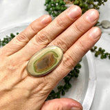 Imperial Jasper oval ring s.10 KRGJ2462 - Nature's Magick