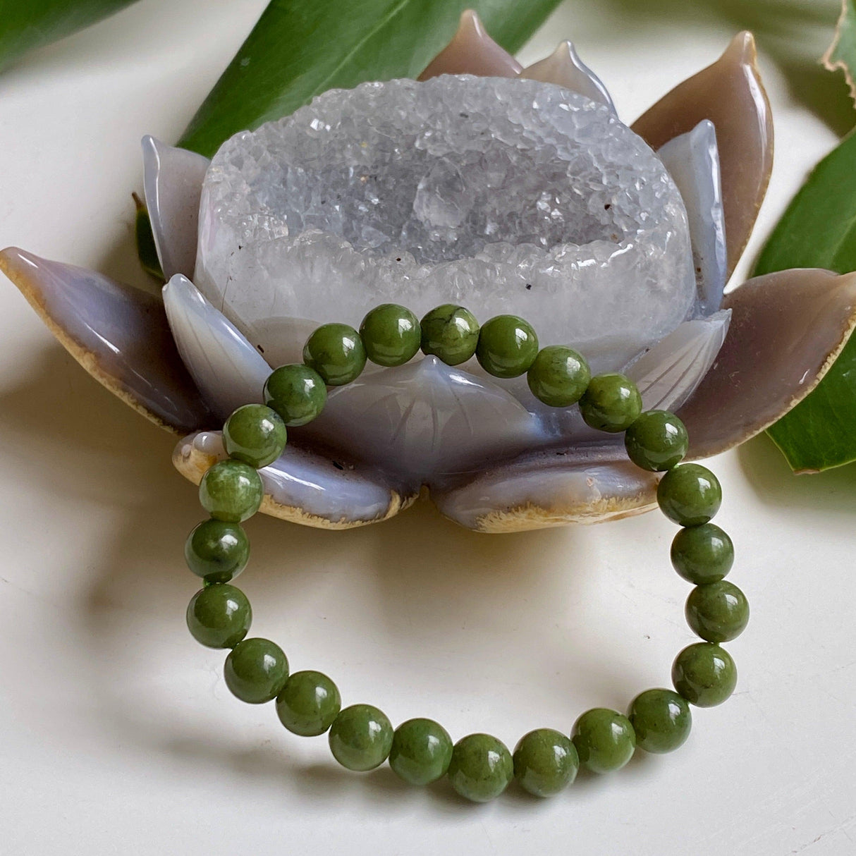Jade - Nephrite (Canadian) Bracelet - Nature's Magick