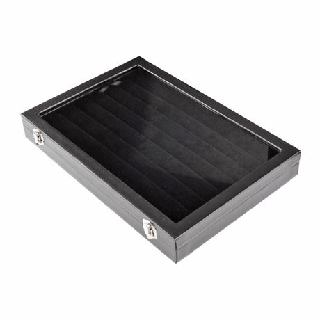Jewellery display box with glass lid - Rings - Nature's Magick