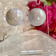 Lavender Jadeite Ball stud earrings LJS-02 - Nature's Magick