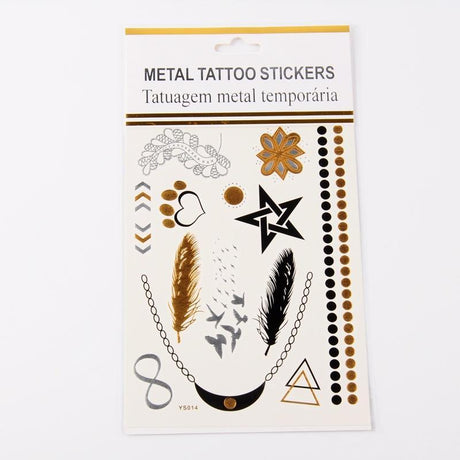 Metallic body art / temporary tattoos - Nature's Magick
