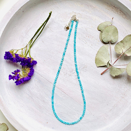 Micro Bead Necklace - Amazonite - Nature's Magick