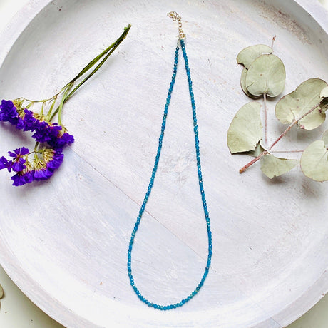 Micro Bead Necklace - Apatite - Nature's Magick