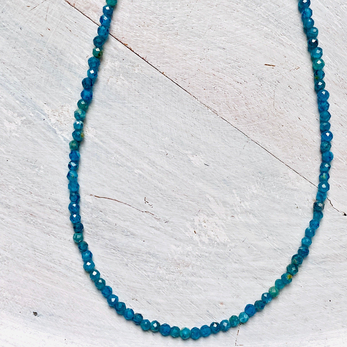 Micro Bead Necklace - Apatite - Nature's Magick