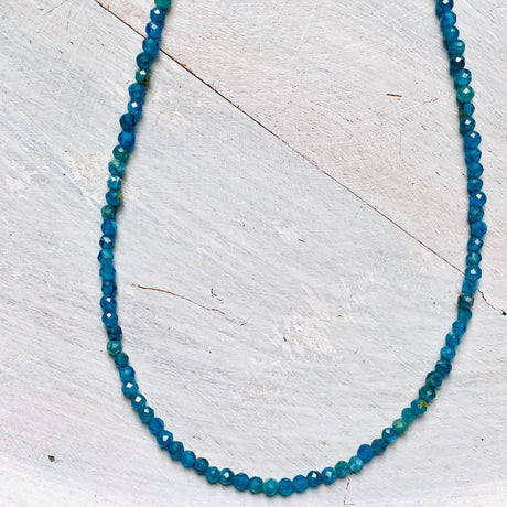 Micro Bead Necklace - Apatite - Nature's Magick
