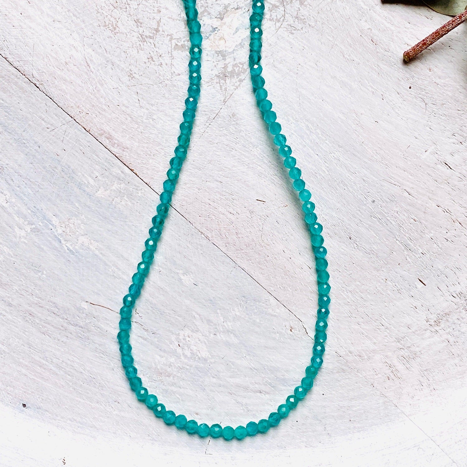 Micro Bead Necklace - Apatite - Nature's Magick