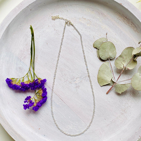 Micro Bead Necklace - Labradorite - Nature's Magick