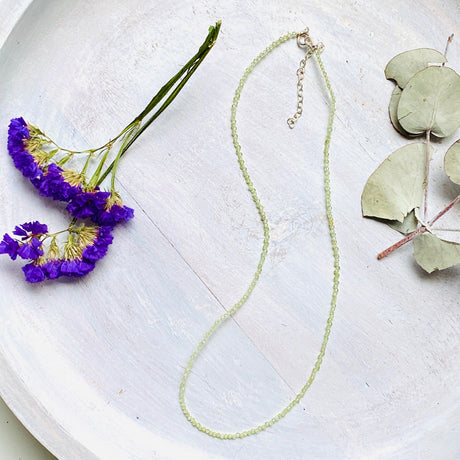 Micro Bead Necklace - Peridot - Nature's Magick