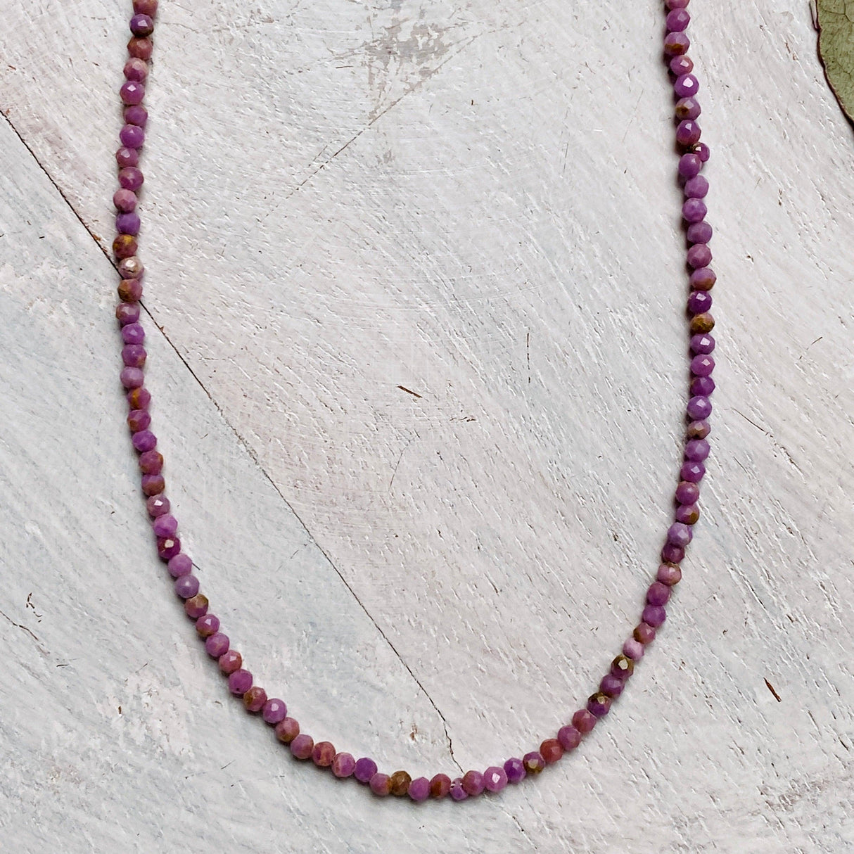 Micro Bead Necklace - Phosphosiderite - Nature's Magick