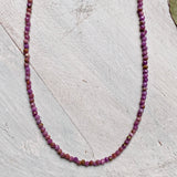Micro Bead Necklace - Phosphosiderite - Nature's Magick