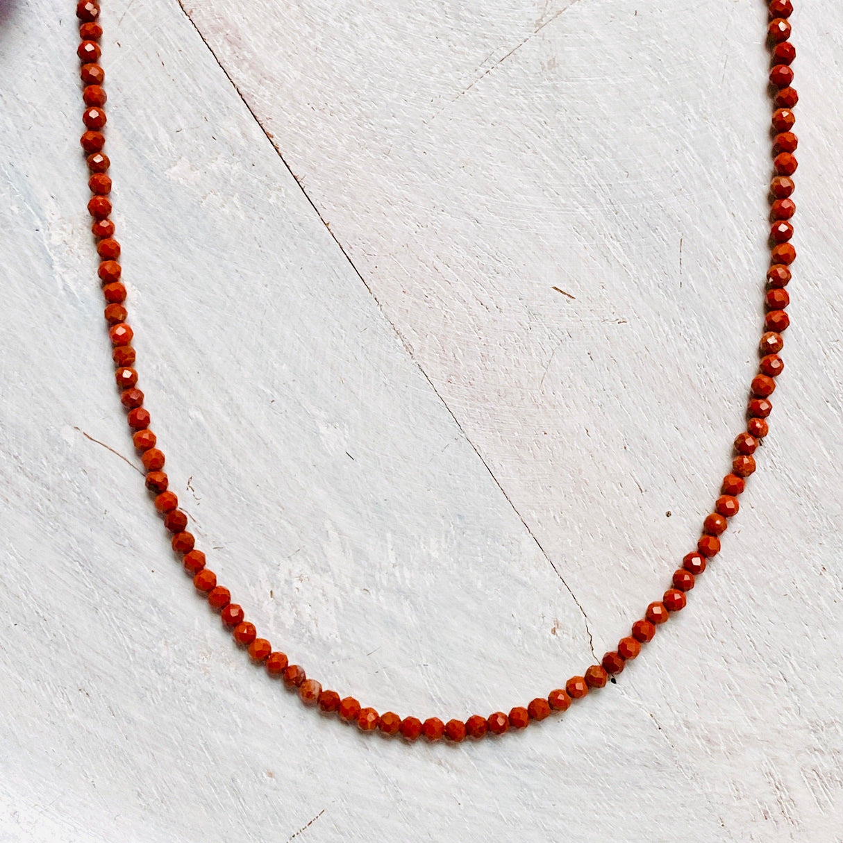 Micro Bead Necklace - Red Jasper - Nature's Magick