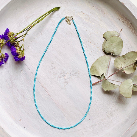 Micro Bead Necklace - Turquoise - Nature's Magick