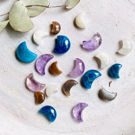 Mini Moons - Assorted Gemstones - Nature's Magick