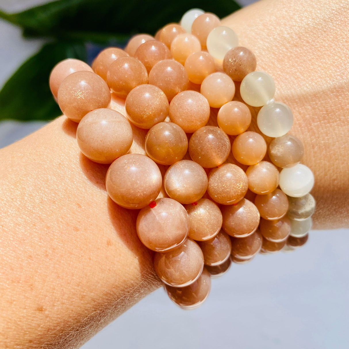 Moonstone (Peach) Bracelet - Nature's Magick