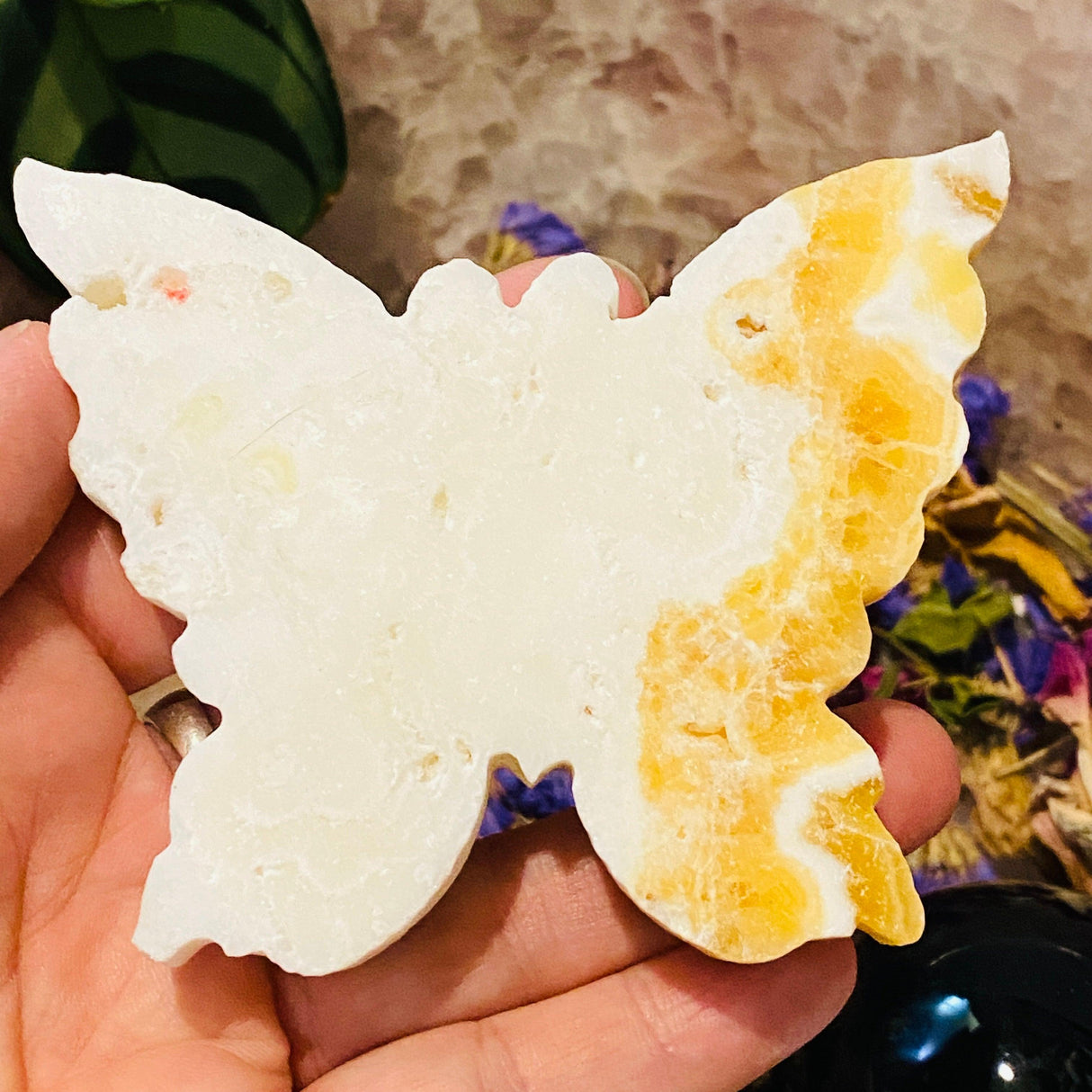 Orange Calcite butterfly OCB - Nature's Magick