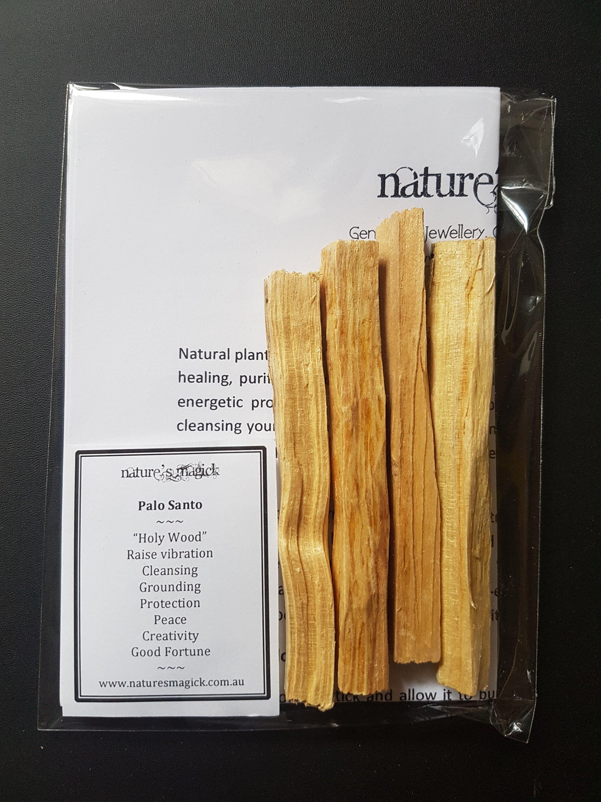 Palo Santo - Natural Wood Incense - Nature's Magick
