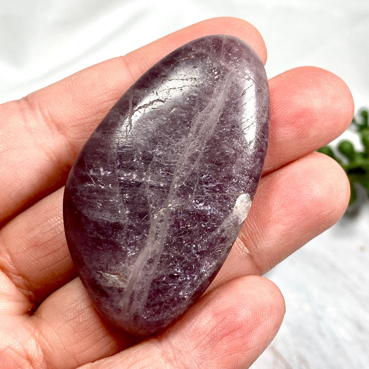 Purple Anhydrite / Angelite Tumble Stone 40-60g CR3418 - Nature's Magick