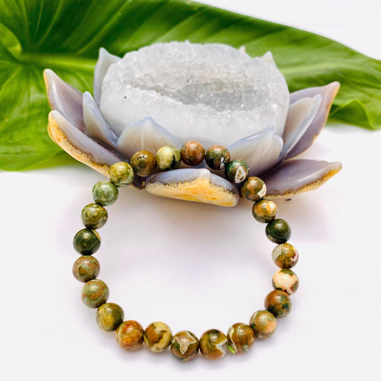 Rainforest Jasper Bracelet - Nature's Magick