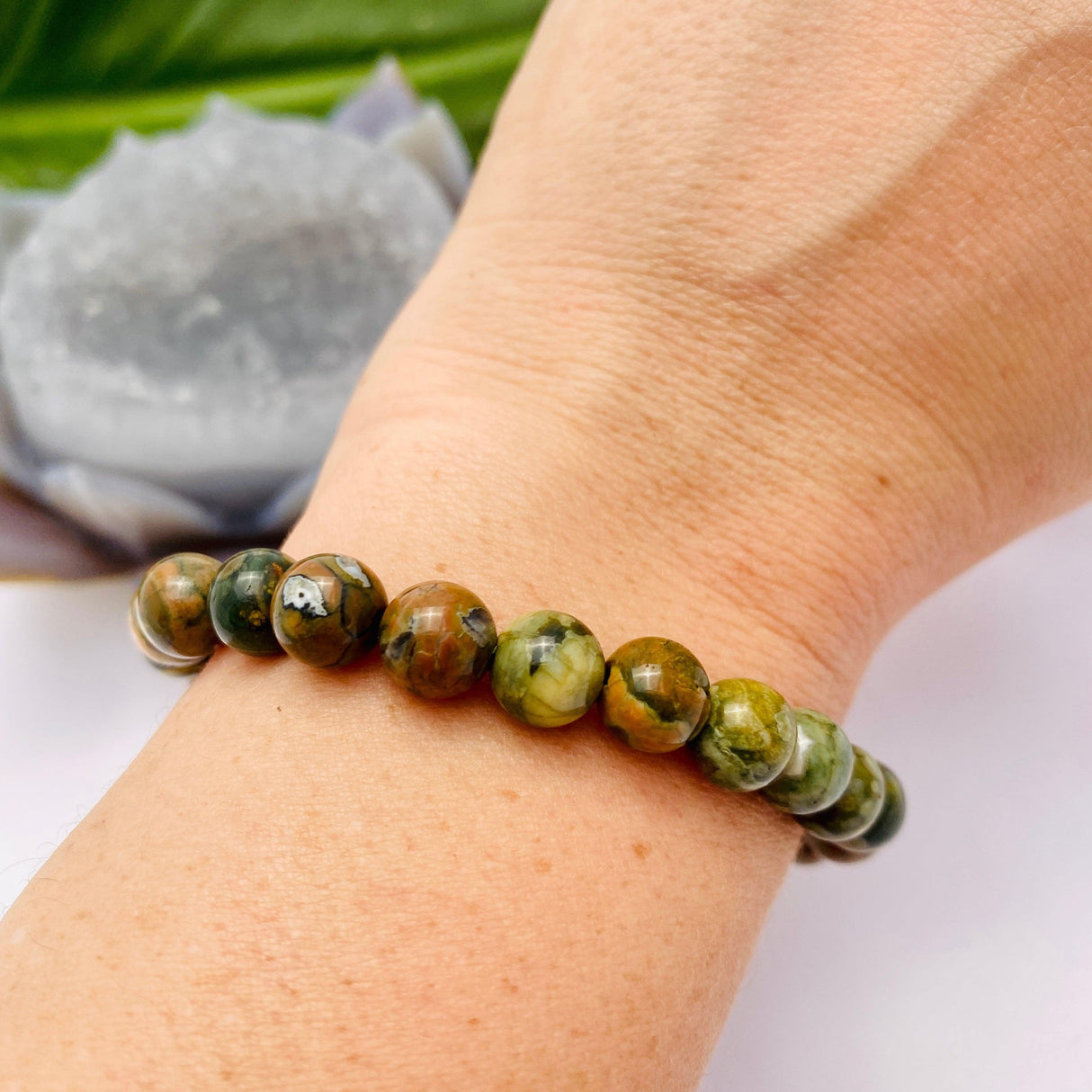 Rainforest Jasper Bracelet - Nature's Magick