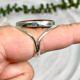 Red Jasper split band oval ring s.10 KRGJ2620 - Nature's Magick