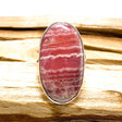 Rhodochrosite cabochon oval ring s.8 KRGJ452 - Nature's Magick