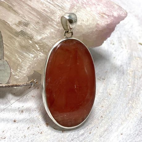 Rhodocrosite oval pendant KPGJ3236 - Nature's Magick