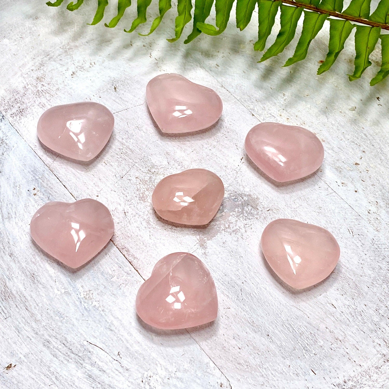 Rose Quartz Heart RQH-11 - Nature's Magick